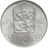 Pamětní stříbrná mince 100 Kčs 100. výročí úmrtí Karla Marxe 1983