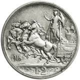 2 Liry 1916 - Vittorio Emanuele III.