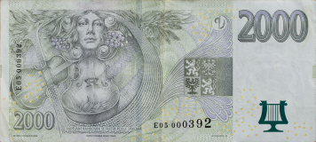 2.000 Kč 2007 - série E -