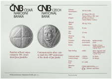 200 Kč - 100. výročí úmrtí - Jan Jánský 2021