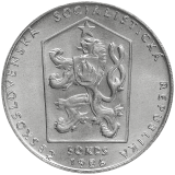 Pamětní stříbrná mince 50 Kčs městská památková rezervace Český Krumlov 1986
