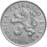 Pamětní stříbrná mince 50 Kčs Desáté výročí osvobození Československa 1955