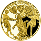 Zlatá mince 10000 Kč 2021 Kněžna Ludmila proof