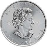 Investiční stříbrná mince Maple Leaf 1 Oz 2018
