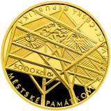 Zlatá mince 5000 Kč 2021 Město Cheb proof