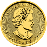 Zlatá investiční mince Maple Leaf 1/4 Oz