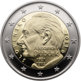 2 Euro Alexander Dubček 2021 proof