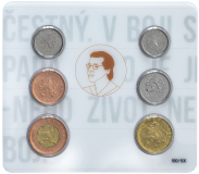 Sada českých oběžných mincí 2021 Milada Horáková