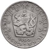 Mince 5 korun 1966 - varianta -