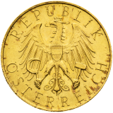 Zlatá mince 25 Schilling 1926