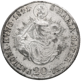 Stříbrná mince 20 Krejcar 1841 B - Ferdinand V.