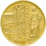 Zlatá mince 5000 Kč 2022 Město Mikulov běžná kvalita