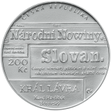 Stříbrná mince 200 Kč 2021 Karel Havlíček Borovský běžná kvalita