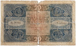 Československá státovka 20 korun 1919
