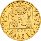 Zlatý dukát Karel IV. 1978