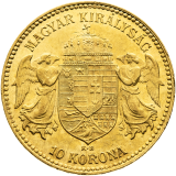 Zlatá mince 10 Korun 1910 KB