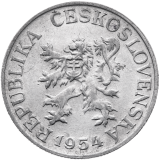 Mince 25 haléřů 1954