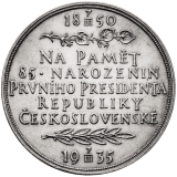Stříbrná medaile k 85. narozeninám T.G. Masaryka - 1935 - 32 mm