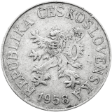 Mince 10 haléř 1958