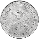10 haléř 1955