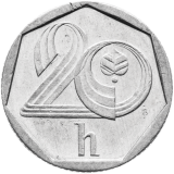 Mince 20 haléř 1995 - Hamburk -
