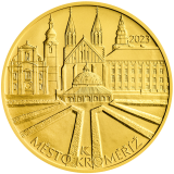 Zlatá mince 5000 Kč 2023 Město Kroměříž běžná kvalita