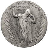 Stříbrná medaile T.G. Masaryk 1937 - President Osvoboditel - 40 mm