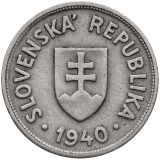 Mince Slovenský štát 50 haléř 1940