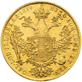 Zlatá mince František Josef I. dukát 1859 A