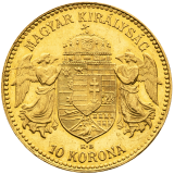 Zlatá mince 10 Korun 1910 KB