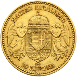 Zlatá mince 10 Korun 1899 KB