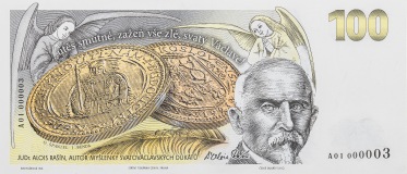 Paměťovka Svatého Václava ke 100. výročí ražby Československých dukátů 1923 - 2023