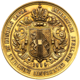 Mosazná medaile Františka Josefa I. - 40. výročí vlády císaře Františka Josefa I. 1888