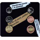 Sada českých oběžných mincí 2022 - 85. výročí úmrtí Tomáše Garrigue Masaryka