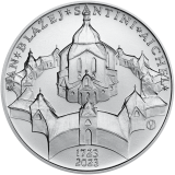 Pamětní stříbrná mince 300. výročí úmrtí - Jan Blažej Santini-Aichel 2023 běžná kvalita