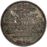 Stříbrná medaile k 85. narozeninám T.G. Masaryka - 1935 - 32 mm
