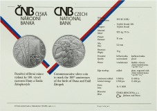 Stříbrná mince 200 Kč 2022 Dana Zátopková, Emil Zátopek - certifikát