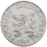 Mince 5 haléř 1955