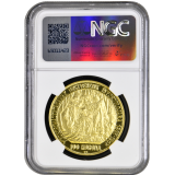 100 Korona 1907/2017. František Josef I., 40. výročí korunovace, certifikace NGC MS 69