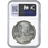 Pamětní stříbrná mince 500 Kčs Sté výročí narození Josefa Lady 1987 NGC