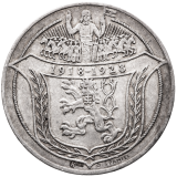 Stříbrná medaile Jsem ražen z českého kovu 1928