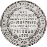 Příbramský zlatník 1875 – František Josef I.