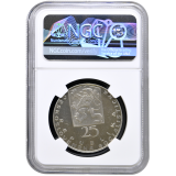 Stříbrná mince 25 Kčs Sté výročí úmrtí Jana Evangelisty Purkyně 1969 proof
