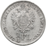 1/4 Zlatník 1859 B – František Josef I., Kremnica