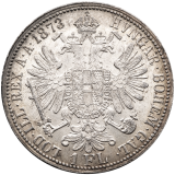 Stříbrná mince Zlatník 1873
