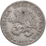 Oběžná mince 1 koruna 1925