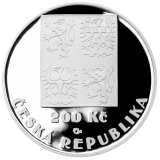 Stříbrná mince 200 Kč 100. výročí založení Českého fotbalového svazu 2001
