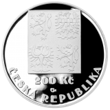 200 Kč - 100. výročí založení Českého fotbalového svazu 2001