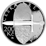 200 Kč - 700. výročí vymření přemyslovců po meči 2006