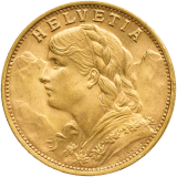 Zlatá mince 20 Frank 1947